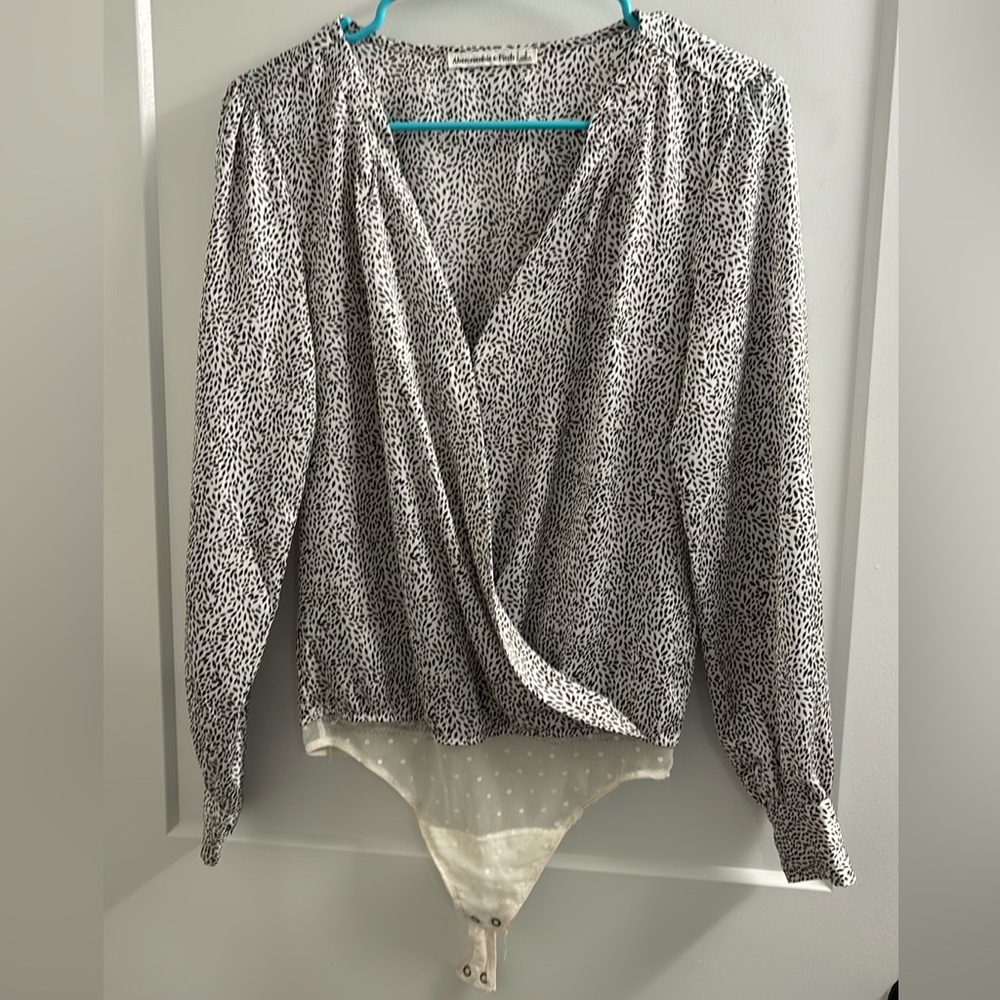 Abercrombie Silk Blouse Bodysuit